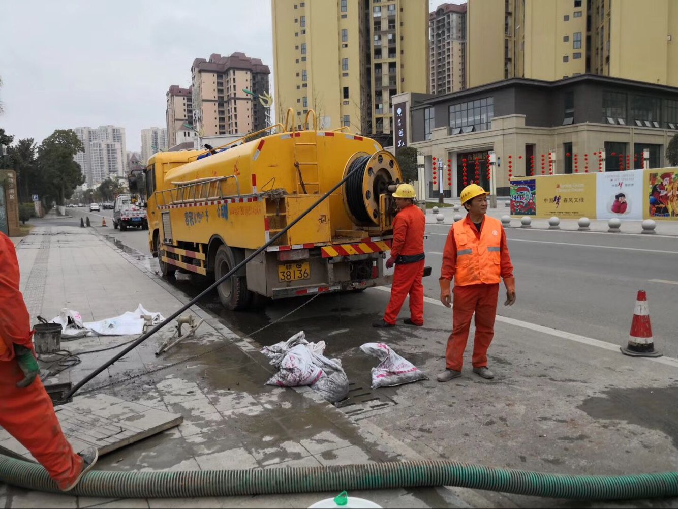 肇庆排污管道清淤-管道清洗